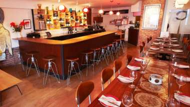20 Spot, a wine bar in San Francisco, USA.