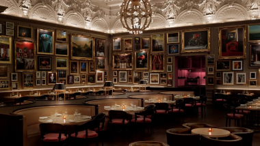 Berners Tavern, a restaurant in London, UK.