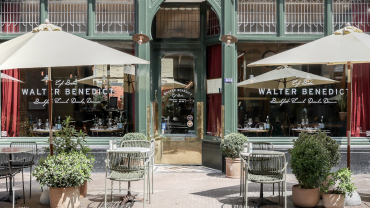 Walter Benedict, a restaurant in The Hague, Netherlands.