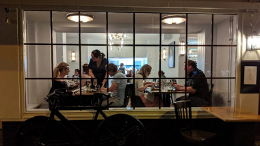 Lazuur, a restaurant in Amsterdam, Netherlands.