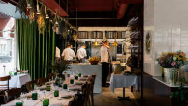 Le Coucou Vert, a restaurant in Helsinki, Finland.