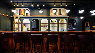 Creston, a wine bar in New York City, USA.