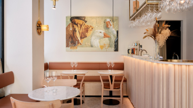 Uva vinbar, a wine bar in Stockholm, Sweden.