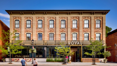 Royal Hotel, a restaurant and hotel in Picton, Canada.