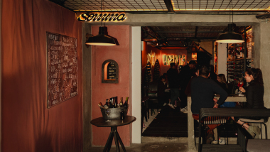 Somma, a wine bar in Mexico City, Mexico.