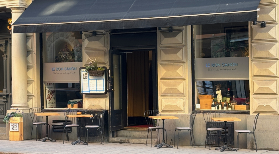 Le Bon Canon, a restaurant in Stockholm, Sweden.