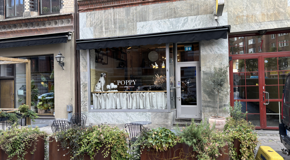Exterior of Poppy, Gothenburg, Sweden.