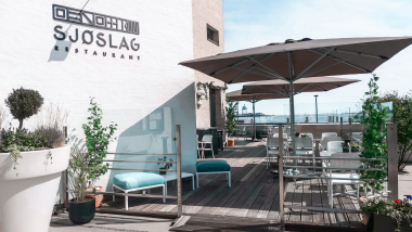 Sjøslag, a restaurant in Larvik, Norway.