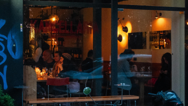 Kancellaria, a wine bar in Tbilisi, Georgia.