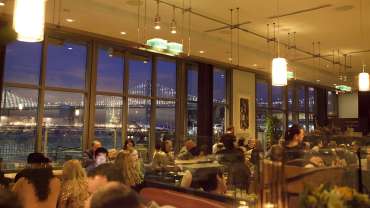 The Slanted Door, a restaurant in San Francisco, USA.