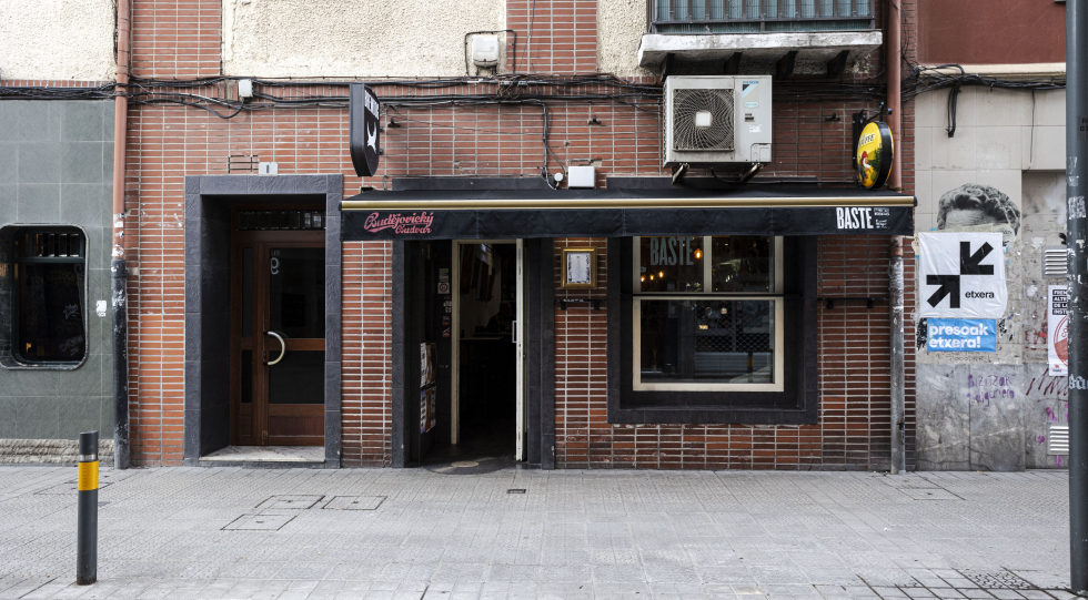 Baste Taberna, a wine bar in Bilbao, Spain.
