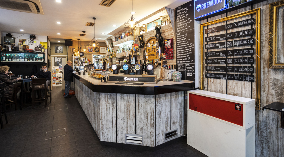 Baste Taberna, a wine bar in Bilbao, Spain.
