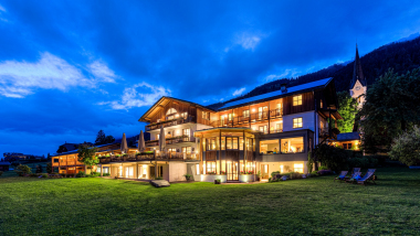 Forelle Müller, a restaurant and hotel in Weissensee, Austria.