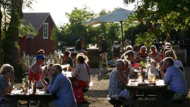 Gällnö Bar, a wine bar in Stockholm county, Sweden.