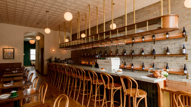 Chateau Grand Rapids, a wine bar in Grand Rapids, USA.