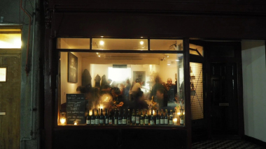 Lower, a wine bar in London, UK.