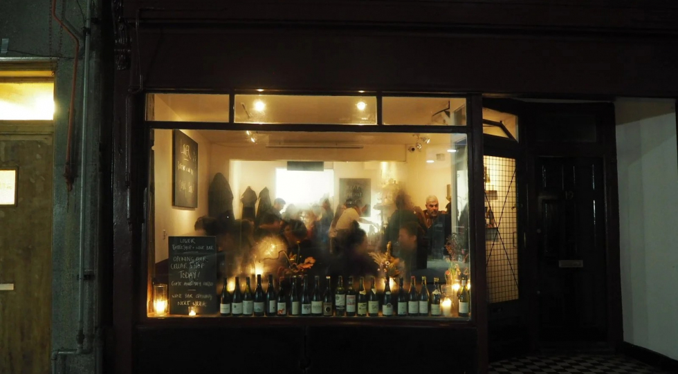 Lower, a wine bar in London, UK.