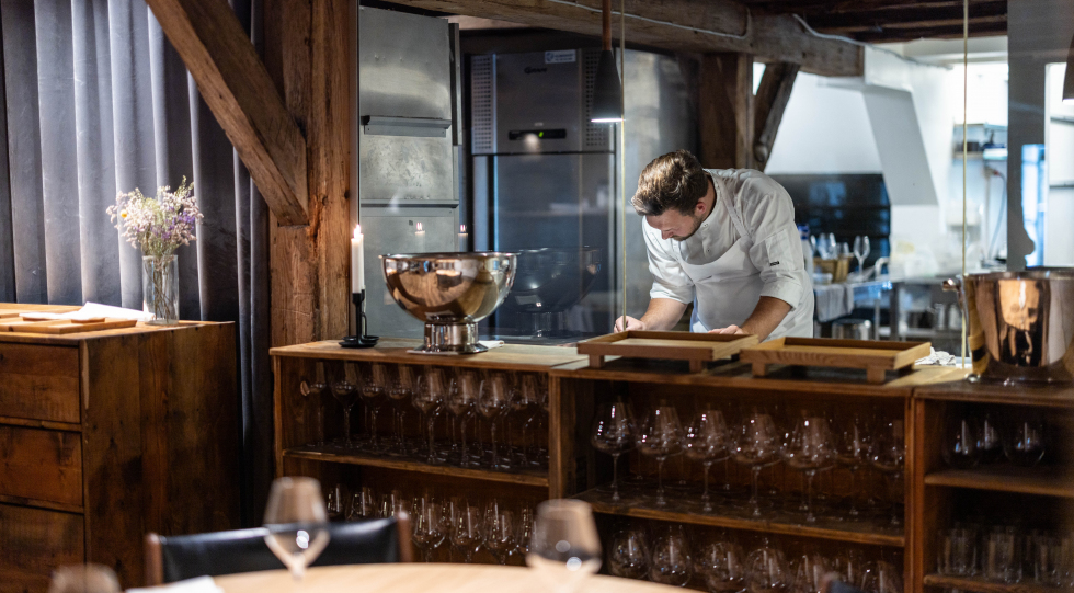 Restaurant Aure, a restaurant in Copenhagen, Denmark.