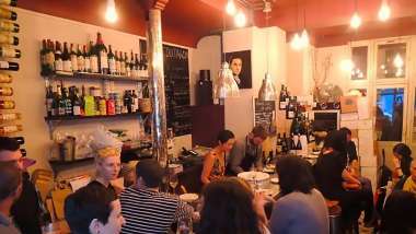 La Cave du Daron, a wine bar in 11th arr, Paris, France.