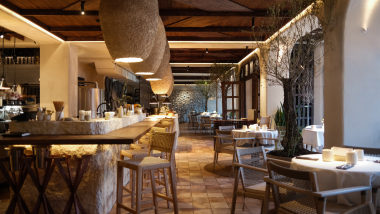 Spiros, a restaurant in Almaty, Kazakhstan.
