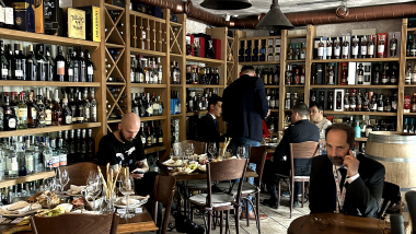 Provino, a wine bar in Astana, Kazakhstan.