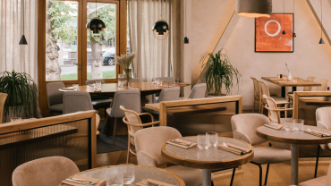 Ogonek, a restaurant in Almaty, Kazakhstan.