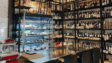 Àgorà Wine and Deli, a wine bar in Almaty, Kazakhstan.