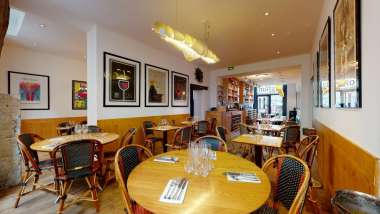 Willi's Wine Bar, a restaurant and wine bar in 1st arr, Paris, France.
