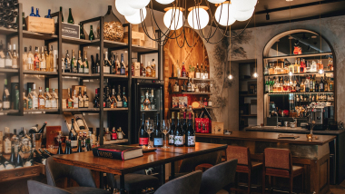 Vyno Vieta, a wine bar in Vilnius, Lithuania.