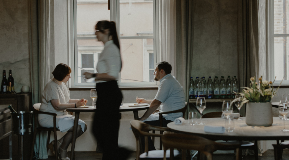 Nineteen18, a restaurant in Vilnius, Lithuania.