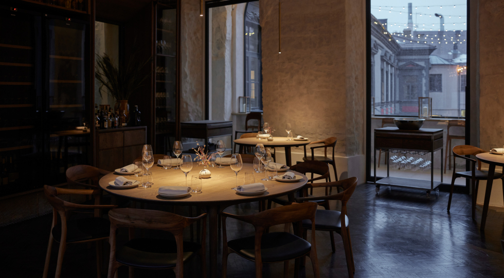 Nineteen18, a restaurant in Vilnius, Lithuania.