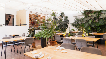 ​​Sobretablas, a restaurant in Seville, Spain.