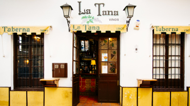Taberna La Tana, a wine bar in Granada, Spain.