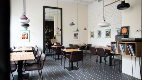 Restaurant B7, a restaurant in Riga, Latvia.