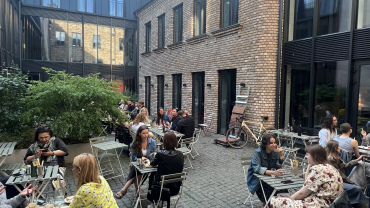 Vistide, a wine bar in Vilnius, Lithuania.