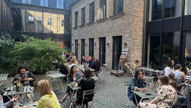 Vistide, a wine bar in Vilnius, Lithuania.