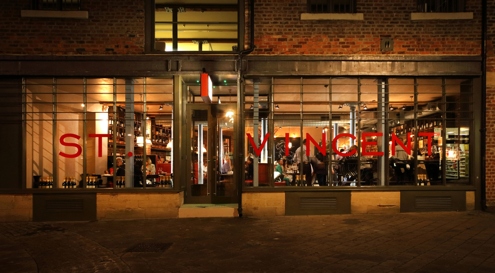 St. Vincent, a restaurant and wine bar in Newcastle upon Tyne, UK.
