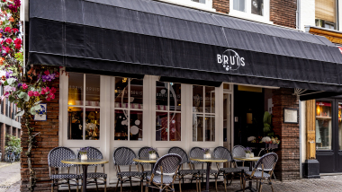 Brasserie BRUIS, a restaurant in Haarlem, Netherlands.