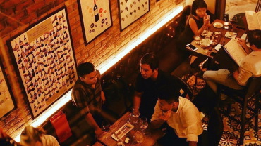 Tannin Wine Bar Hang Vai, a wine bar in Hanoi, Vietnam.