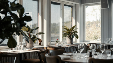 Sandhamn Seglarhotell, a restaurant and wine bar in Sandhamn, Sweden.