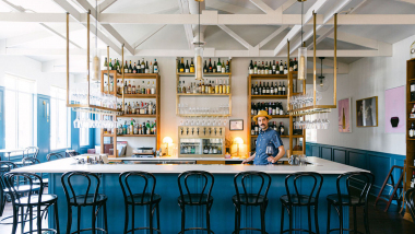 Nouvelle Bar & Bottle, a wine bar in Louisville, USA.