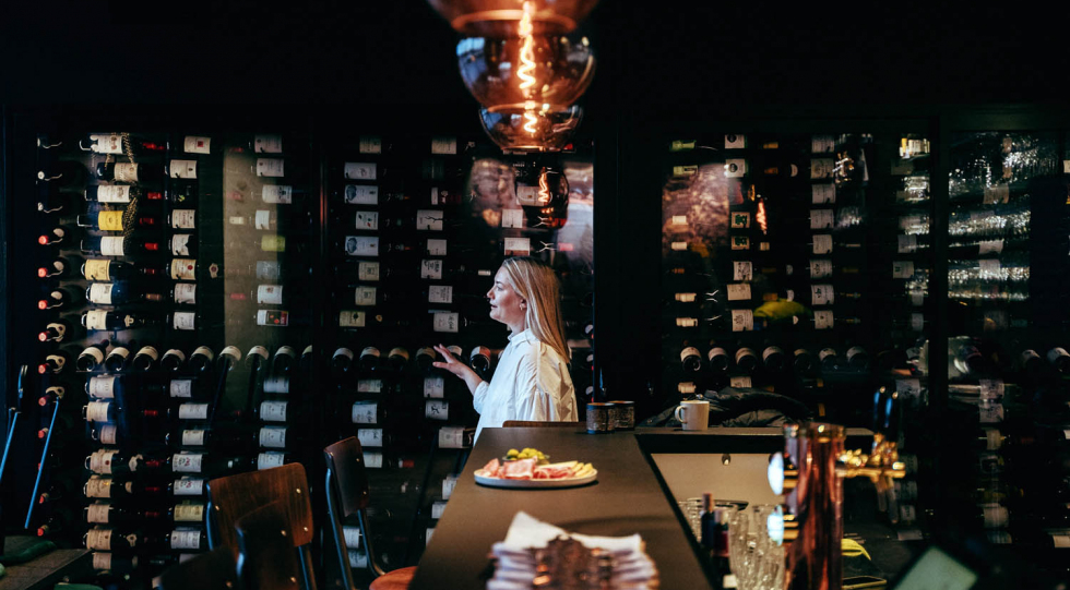 Vinsmak, a wine bar in Tromsø, Norway.