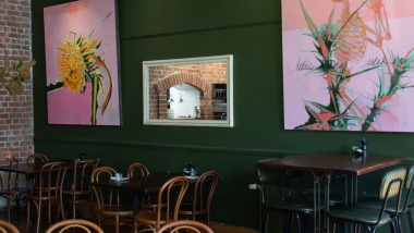 Cellar Door, a wine bar in Christchurch, New Zealand.