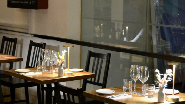 Margadh, a wine bar in Dublin, Ireland.