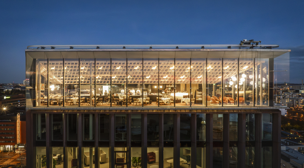 Exterior of restaurant Demo, Helsinki, Finland.