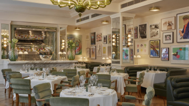 Langan’s Brasserie, a restaurant in London, UK.