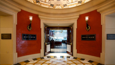 Entrance to Bouchon Las Vegas, restaurant in Las Vegas, USA.
