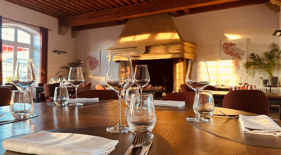 La Maison des Beaujolais, a restaurant in Belleville-en-Beaujolais, France.