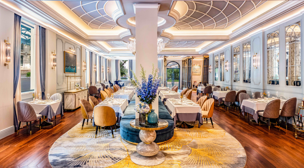 Le Beaulieu, a restaurant and hotel in Hanoi, Vietnam.