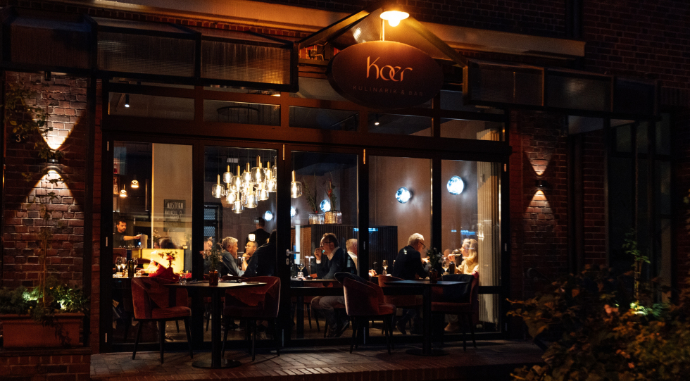 Koer Kulinarik & Bar, a restaurant and wine bar in Hamburg, Germany.